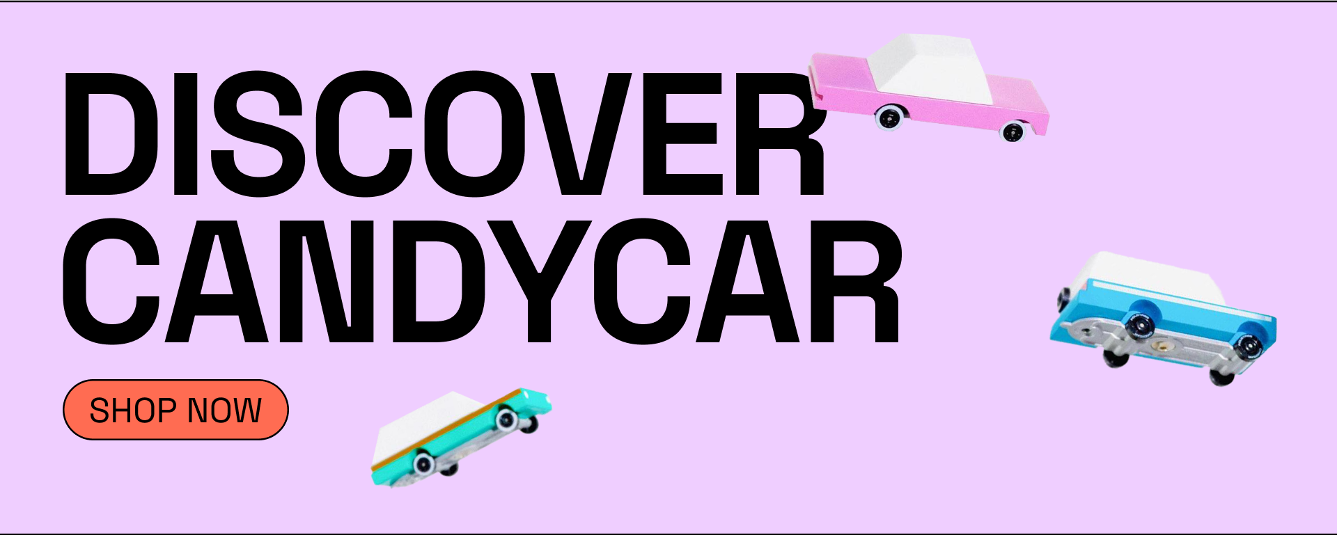 Banner linking to Candycar shop page