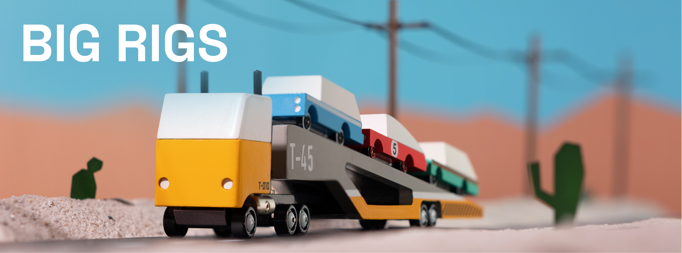Desktop banner for Candycar Big Rigs