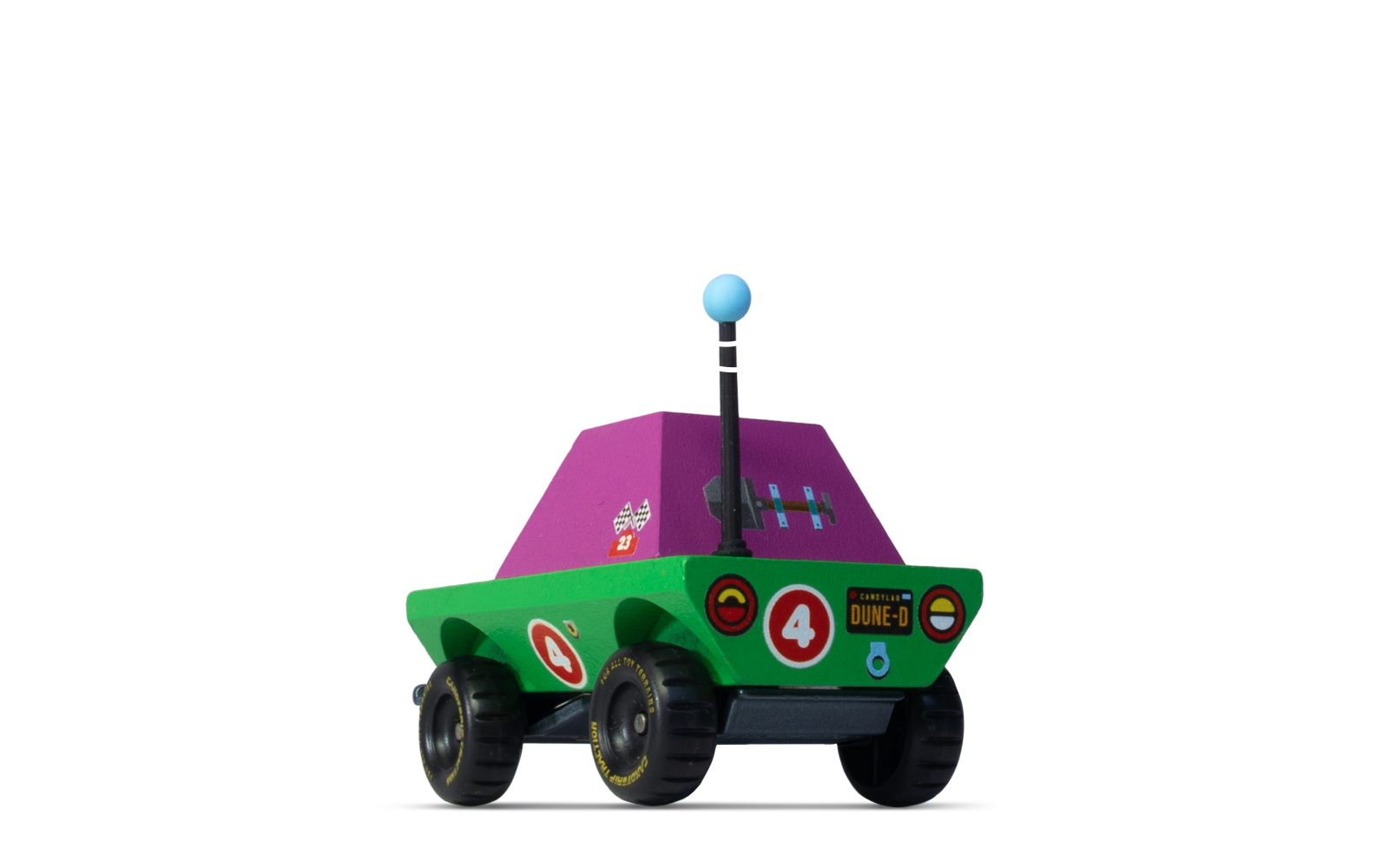 PNG of quarter back angle of DunDee Toon car 