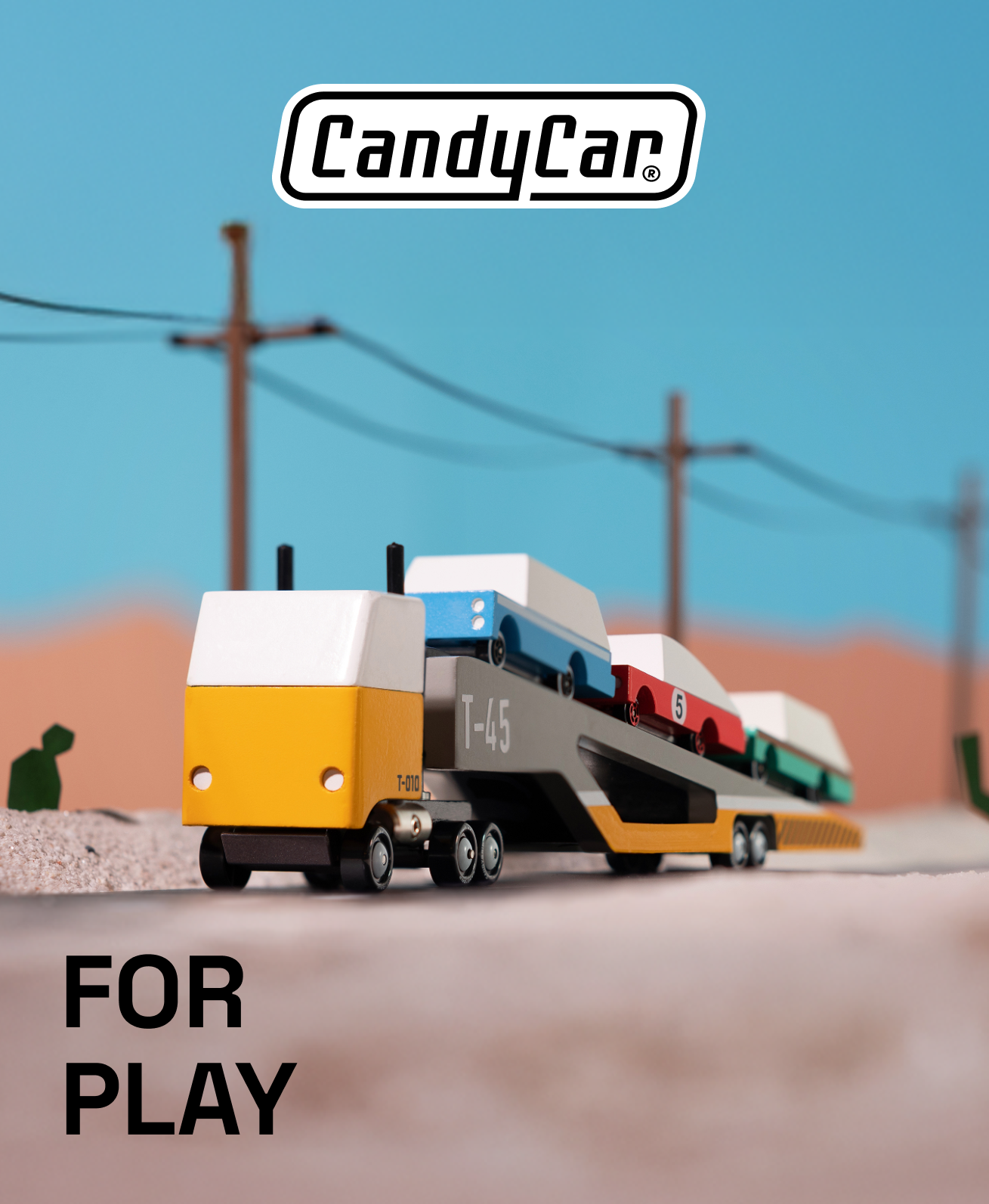 Candycar desktop banner for website homepage
