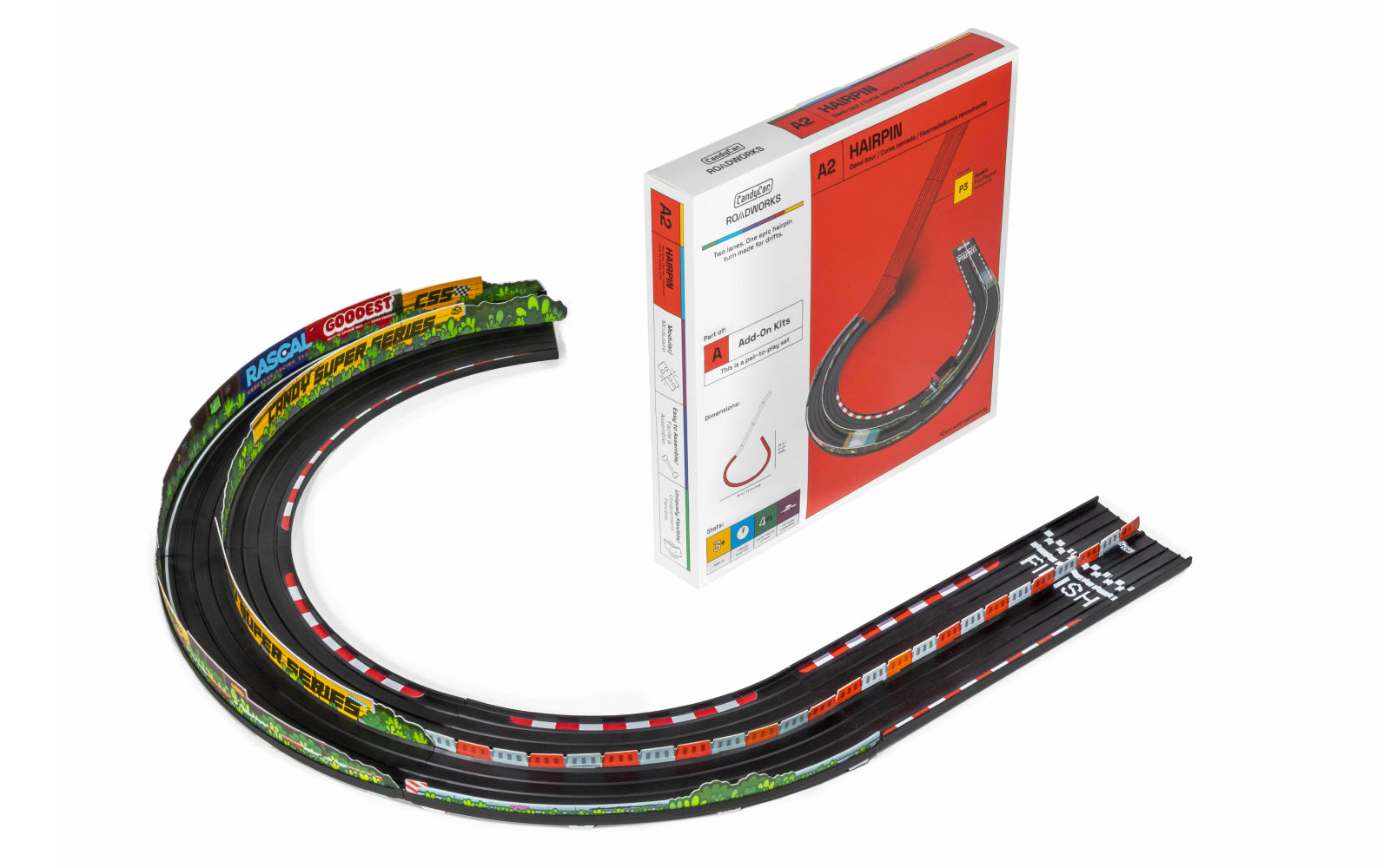 Image of Hairpin Add-On Kit with packaging box against white background