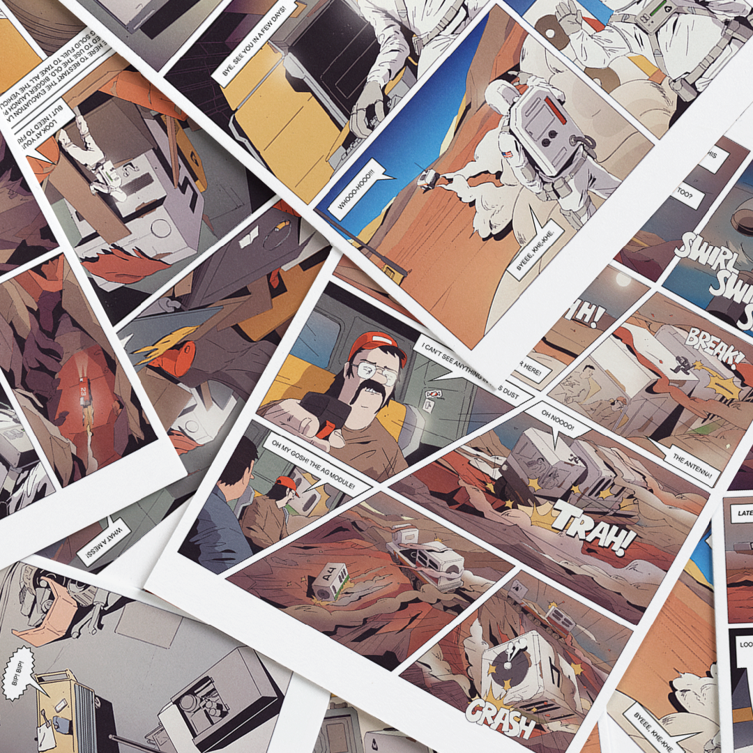 Reveal of MARGE comic books