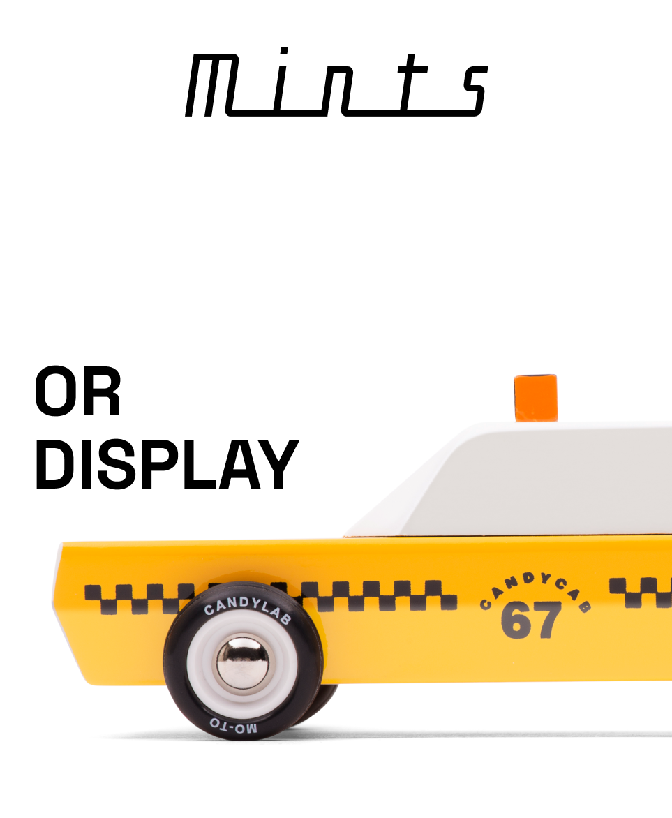Desktop banner for Mints on website homepage