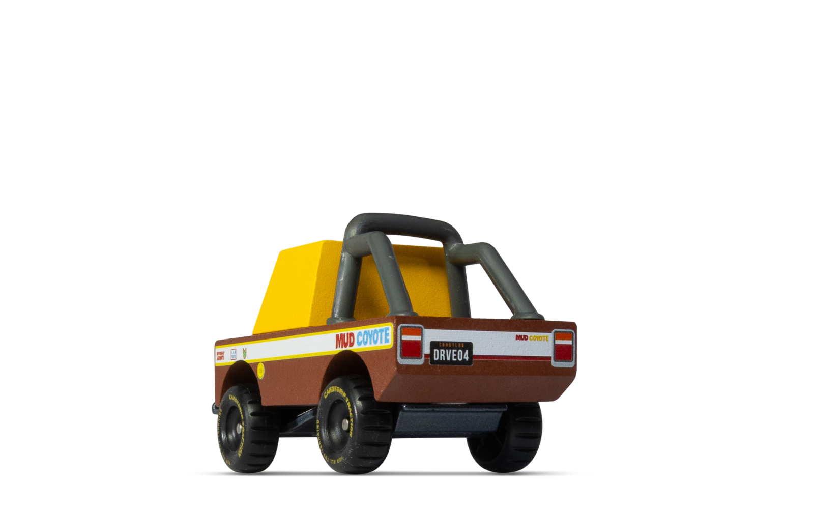 PNG of quarter back angle of Mud Coyote Toon car