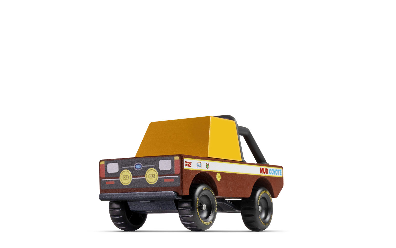 PNG of quarter front angle of Mud Coyote Toon car