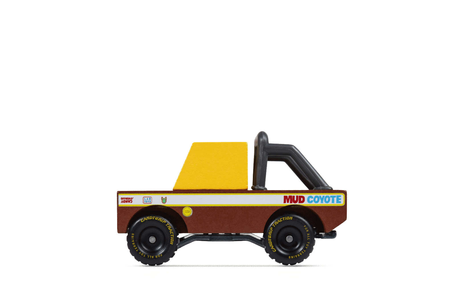 GIF of side angle of Mud Coyote Toon car