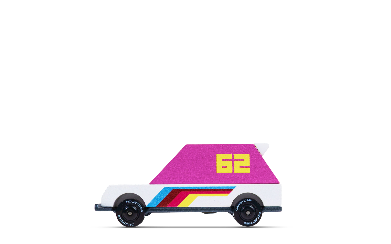 PNG of side angle of Pink Racer 62 Toon car