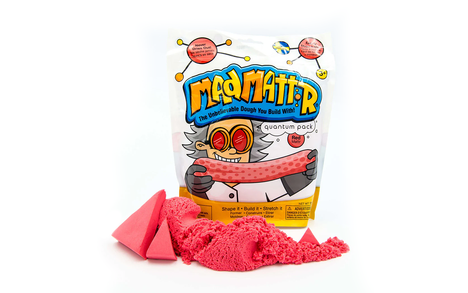 Red Mad Mattr Kinetic Sand