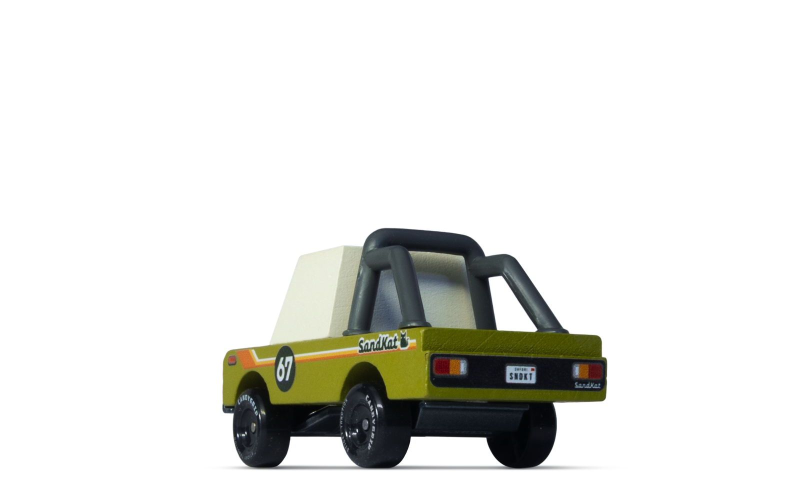 PNG of quarter back angle of Sandkat Toon car 