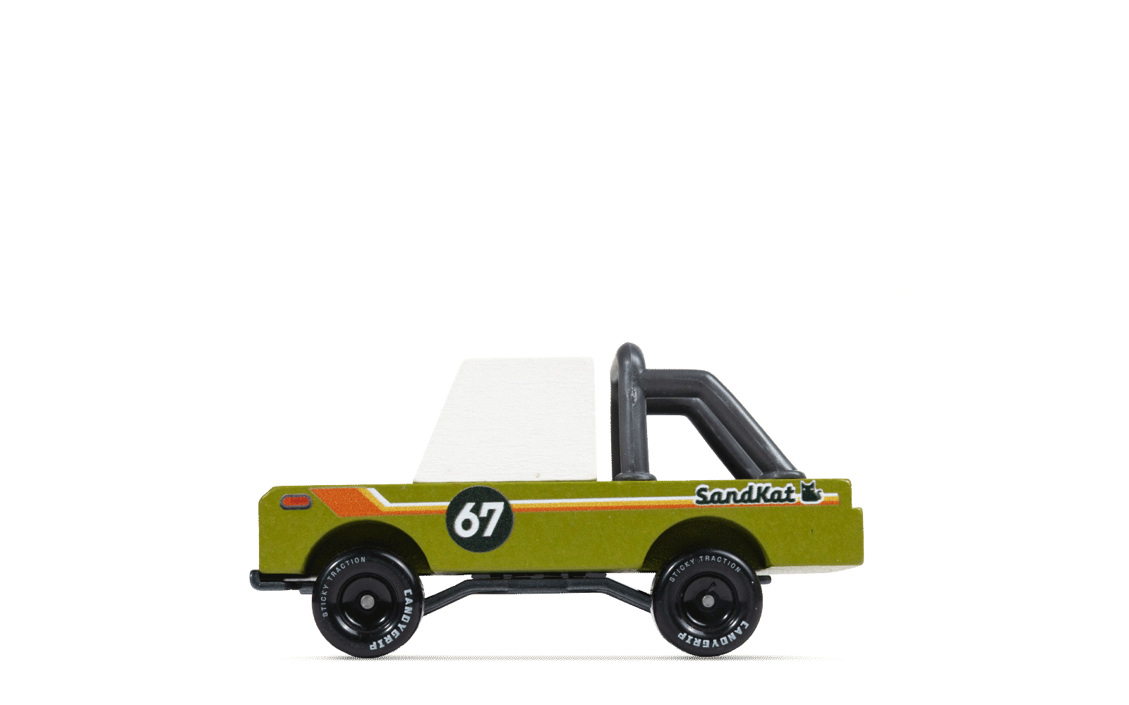 GIF of side angle of Sandkat Toon car