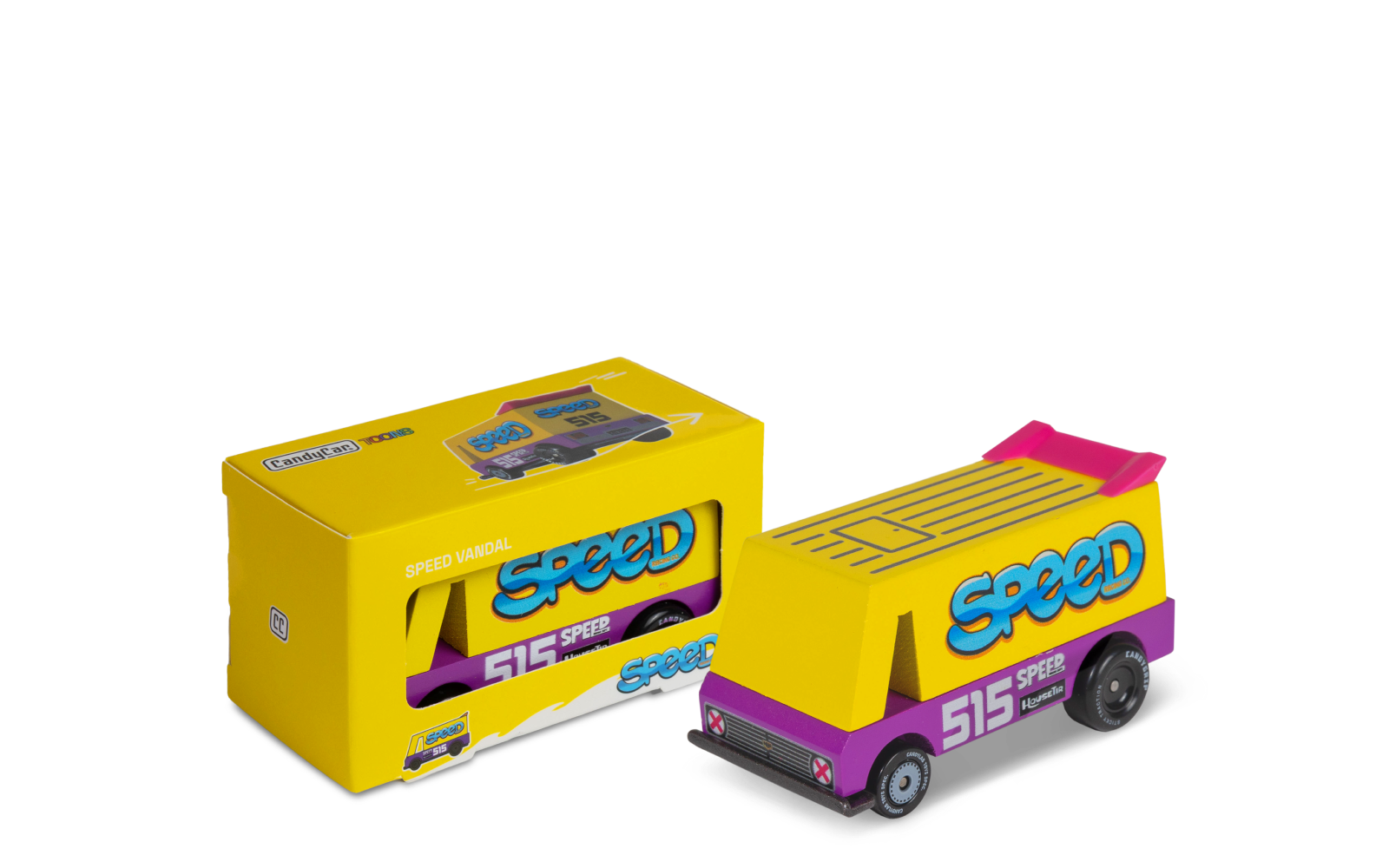 PNG of Seed Vandal Toon car with packaging box