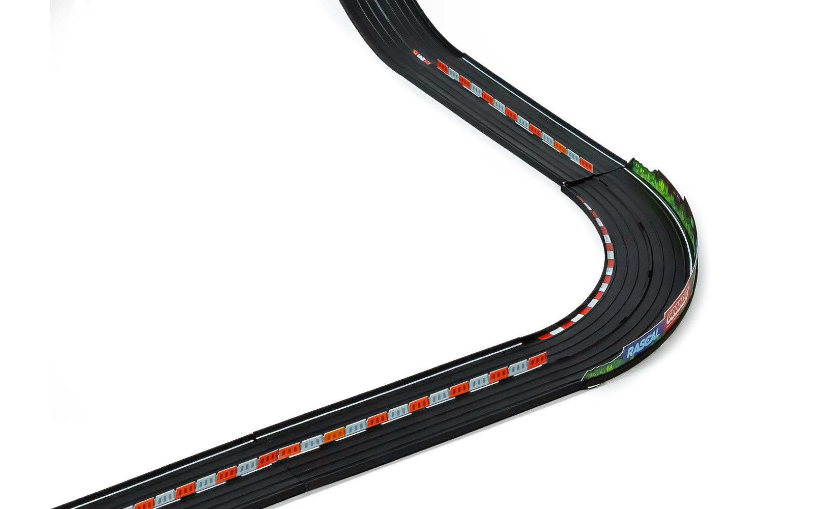 Image of Straight Expansion Pack roads in a set against a white background