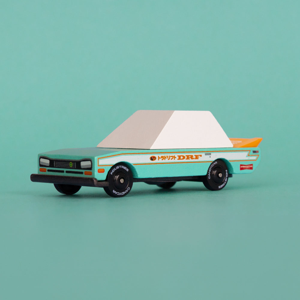 Image of Tora Drift Teal Toon car against teal background