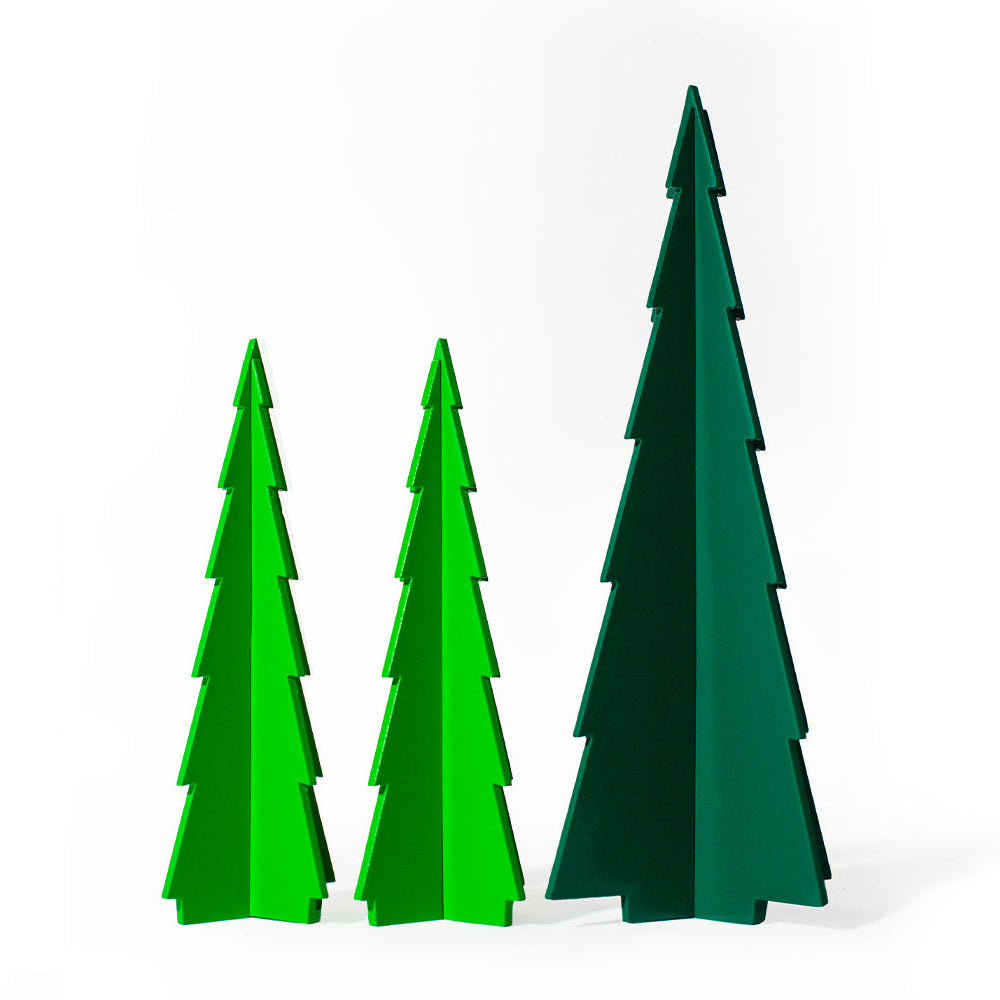 Image of Tree 3-pack all standing agaist white background
