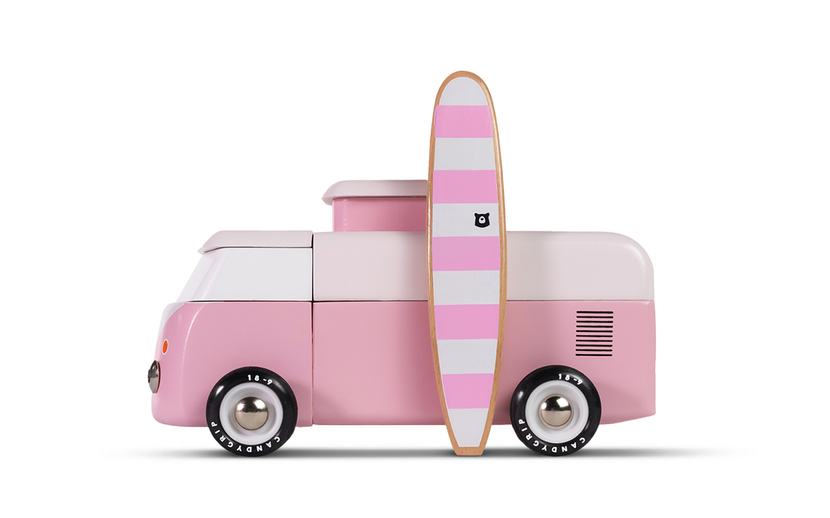 VW Beach Bus Pink